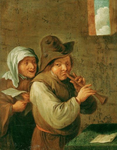 老夫婦 作： Adriaen Jansz. van Ostade